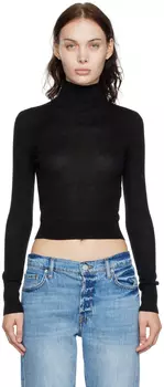 Черная изысканная водолазка FRAME