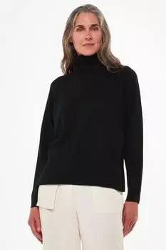 Черная кашемировая водолазка Whistles, черный