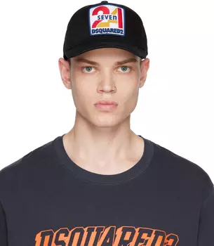 Черная кепка 24Seven Dsquared2