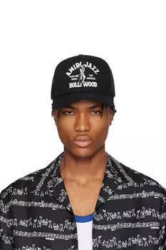 Черная кепка дальнобойщика «Amiri Jazz» Wolf