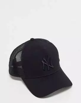 Черная кепка дальнобойщика New Era MLB NY Yankees