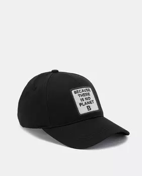 Черная кепка из органического хлопка Ecoalf, черный