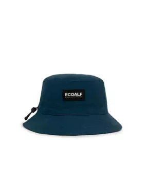 Черная кепка из переработанного полиэстера для защиты от дождя Ecoalf, синий