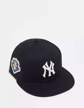 Черная кепка с нашивкой New Era 9Fifty New York Yankees cooperstown