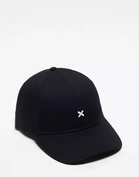 Черная кепка унисекс с логотипом COLLUSION