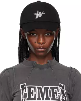 Черная кепка WD One We11done