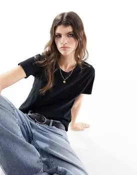 Черная классическая футболка свободного кроя Cotton On 90s Cotton:On