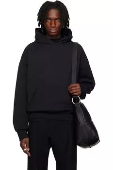 Черная классическая толстовка с капюшоном Fear of God ESSENTIALS