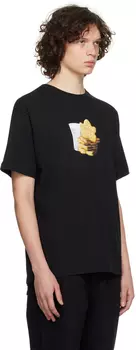 Черная кленовая футболка Dime