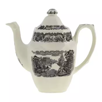 Черная Кофеварка Видом La Cartuja de Sevilla, черный