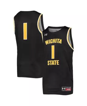 Черная копия баскетбольной майки Big Boys # 1 Wichita State Shockers Under Armour