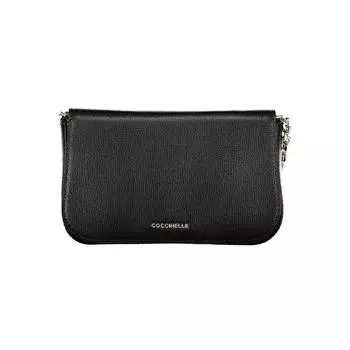 Черная кожаная сумка Coccinelle