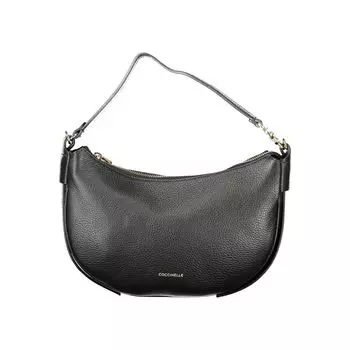 Черная кожаная сумка Coccinelle