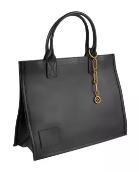 Черная кожаная сумочка Sandro, черный