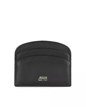 Черная кожаная женская визитница Georgia Jaslen, черный