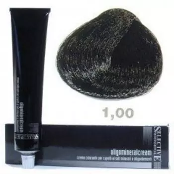 Черная краска Selective Oligomineral Cream 1.00
