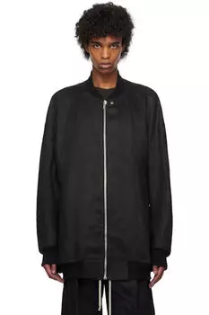 Черная куртка-бомбер Hollywood Jumbo Flight Rick Owens