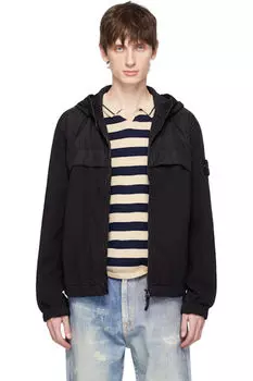 Черная куртка Crinkle Reps NY Stone Island