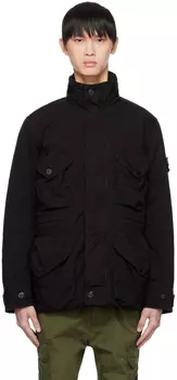 Черная куртка David-TC Stone Island