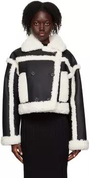 Черная куртка из искусственной кожи Kristy Stand Studio