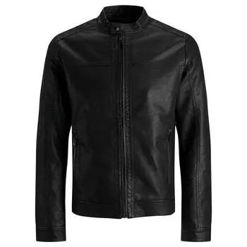 Черная куртка из полиамида Jack & Jones