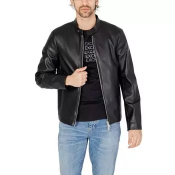 Черная куртка из полиэстера Armani Exchange