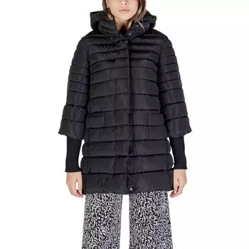 Черная куртка из полиэстера Sandro Ferrone