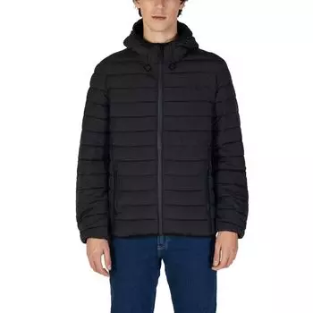 Черная куртка из полиэстера Suns