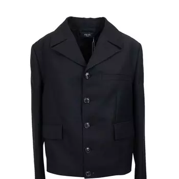 Черная куртка-кадет из мохера Amiri, цвет Pattern