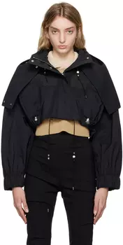 Черная куртка Le Raphia 'La Parka Raphia' Jacquemus