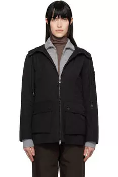 Черная куртка Leandro с капюшоном Moncler