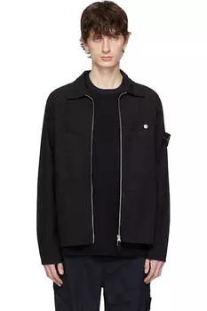 Черная куртка Mil-Spec Stretch Ripstop-TC Stone Island