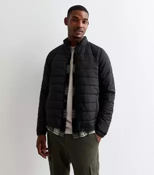 Черная куртка-пуховик New Look, черный