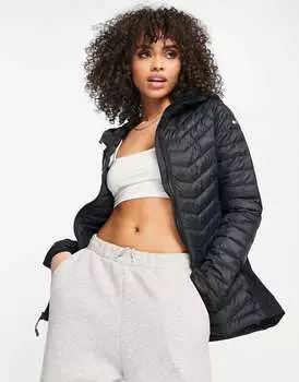 Черная куртка с капюшоном Columbia Powder Pass