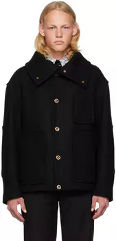 Черная куртка с Медузой Versace