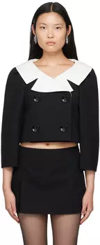 Черная куртка с пышными рукавами Shushu/Tong