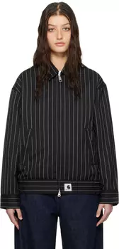 Черная куртка Ситон Carhartt Work In Progress