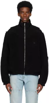 Черная куртка со вставками GmbH