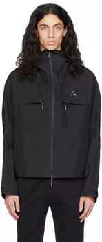 Черная куртка свободного кроя ROA