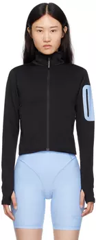 Черная куртка в сетку District Vision