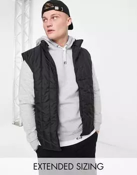 Черная легкая дутая куртка ASOS DESIGN