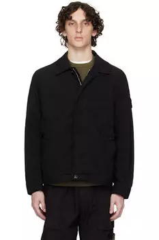 Черная легкая компактная куртка Poly-TC Stone Island