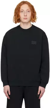 Черная легкая толстовка OVER OVER