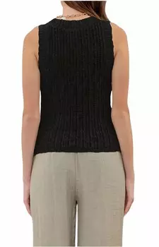 Черная майка, черный