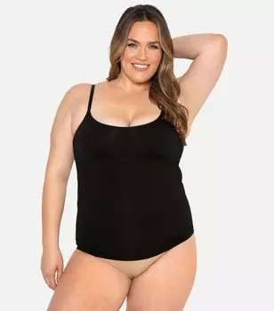 Черная майка Conturve с круглым вырезом New Look, черный