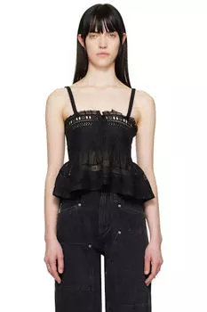 Черная майка Denys Isabel Marant Etoile