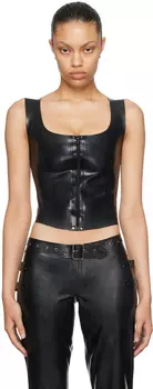 Черная майка Ivy Miaou