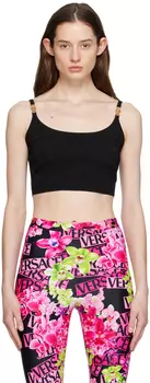 Черная майка Medusa Versace