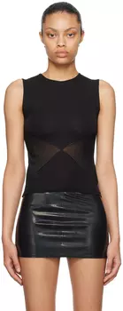 Черная майка Sasha Miaou