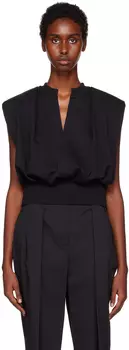 Черная майка со сборками 3.1 Phillip Lim